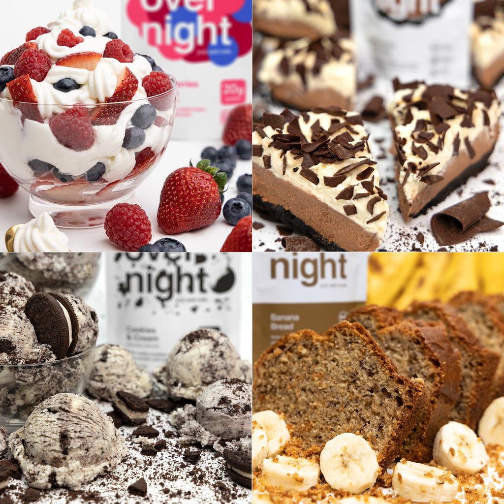 Oats Overnight Ultimate Variety Pack - High Protein, 5g Fiber Breakfast Protein Shake, Gluten Free Oatmeal, Non GMO Oatmeal - Green Apple Cinnamon, Coconut Cream Pie & More (16 Pack + Shaker Bottle)